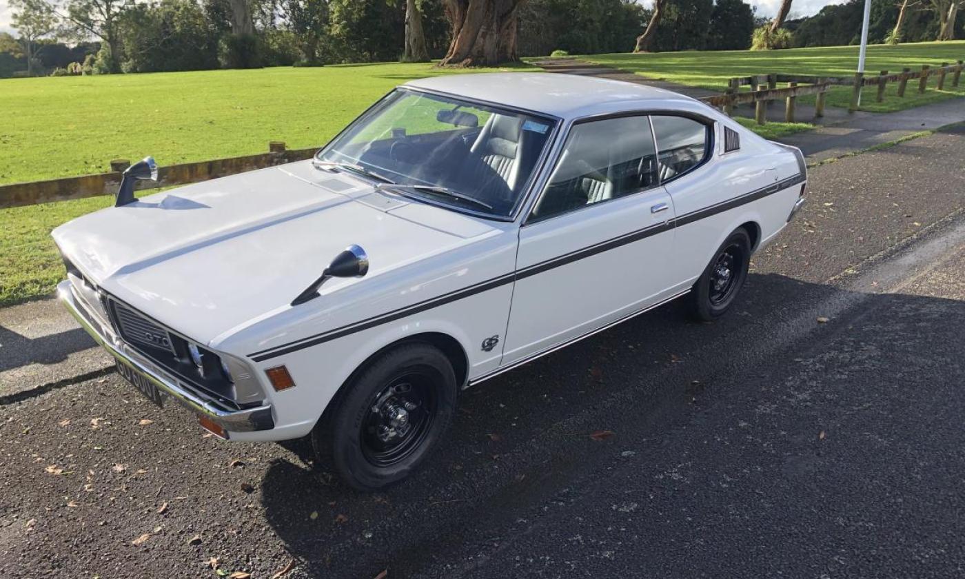 1974 Mitsubushi GTO coupe white NZ image 2021 (8).jpg