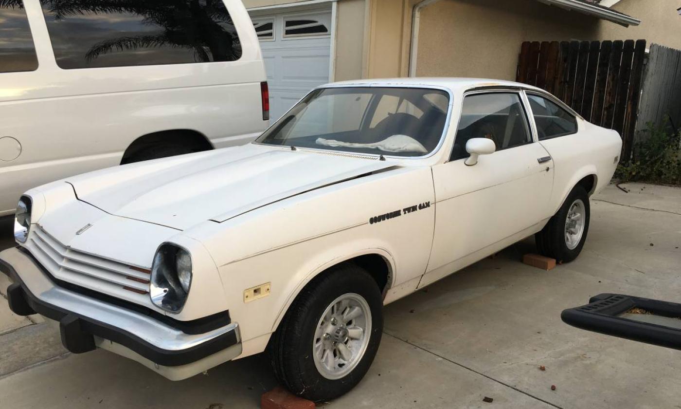 1976 Antique White Chevy Vega Cosworth unrestored images (8).jpg