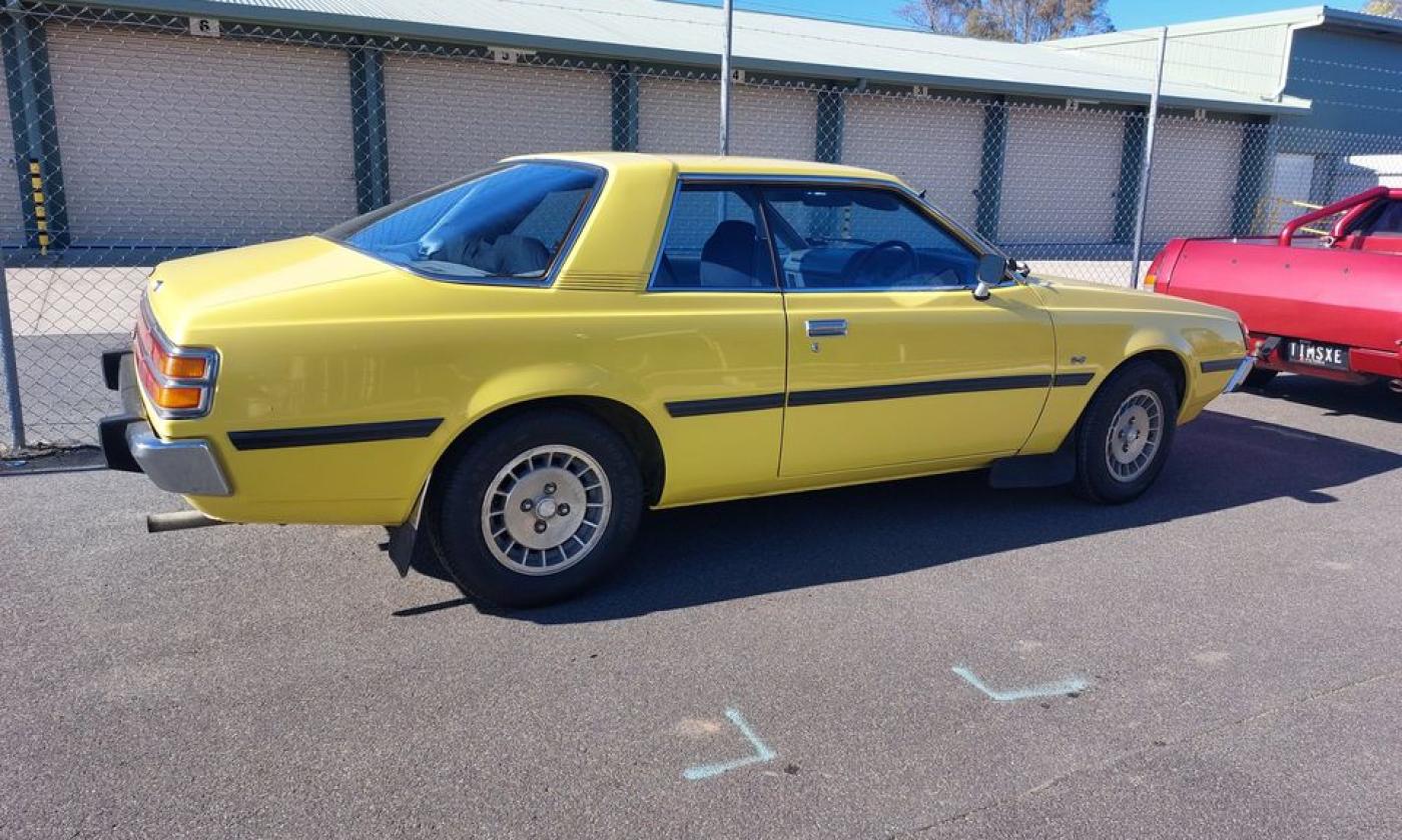 1979 Chrysler Mitsubishi scorpion coupe yellow original low ks (14).jpg