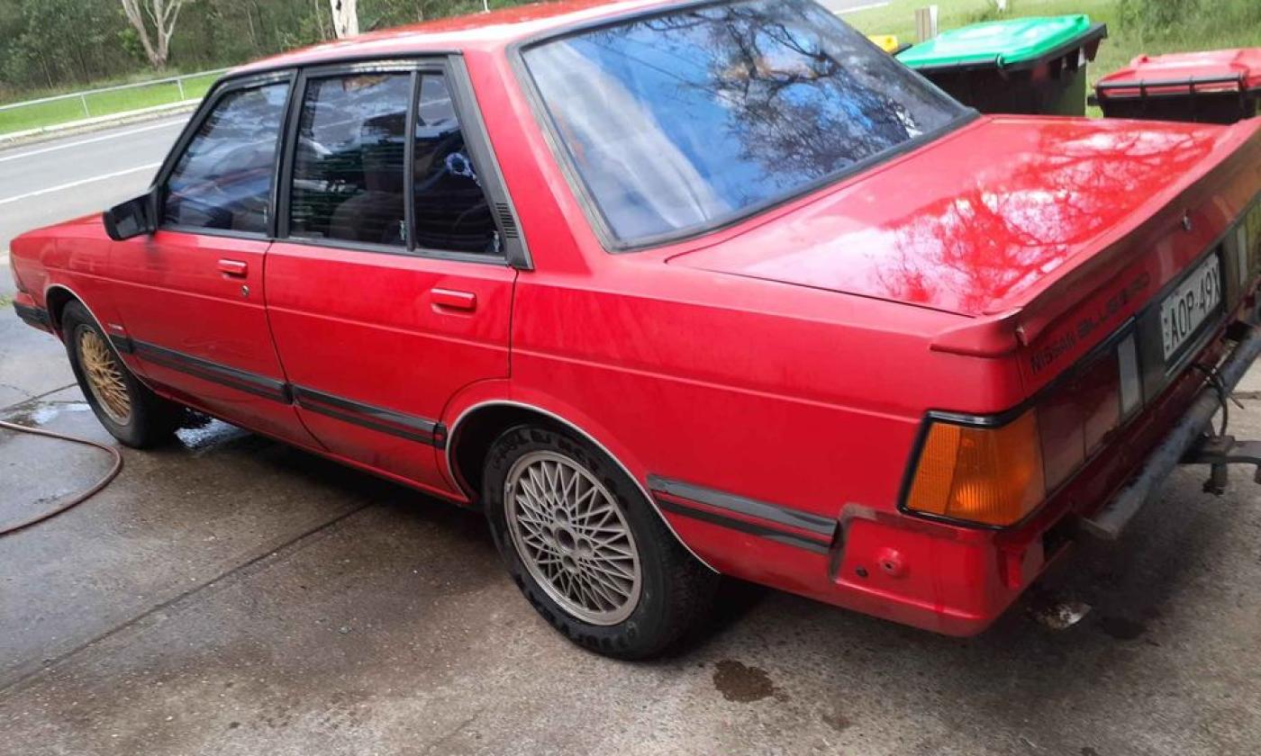1985 Nissan Bluebird TRX red unrestored solid Sydney (1).jpg