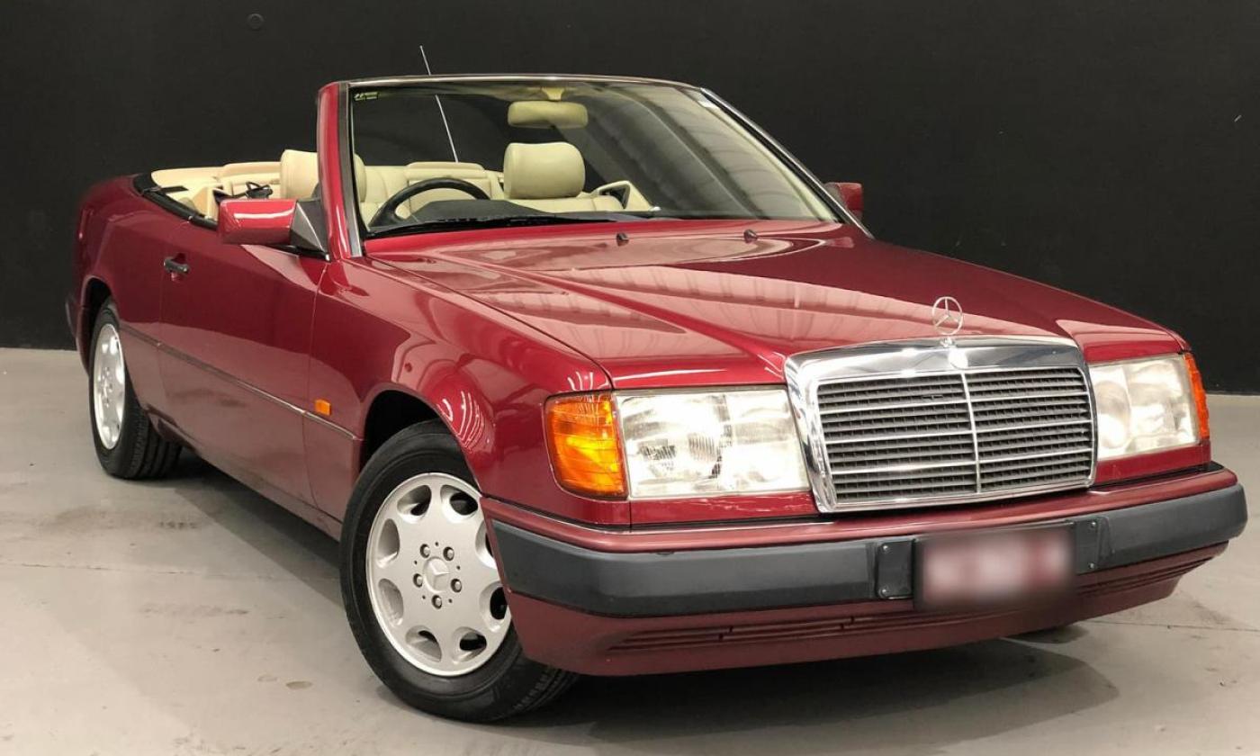 1993 A124 320CE Convertible maroon cabriolet Australia for sale (1).jpg