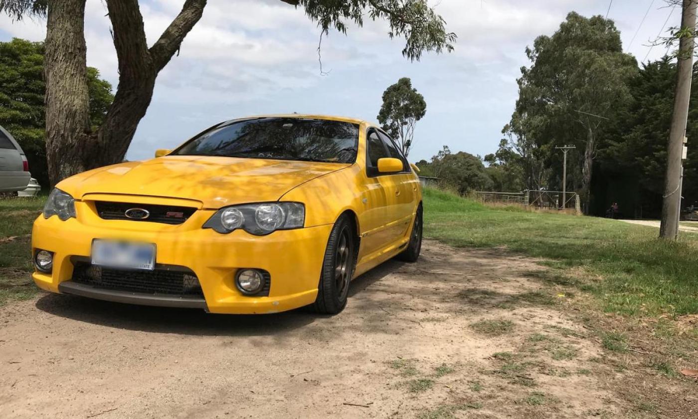 2005 Ford Falcon BA F6 Typhoon yellow paint images 2021 (4).jpg