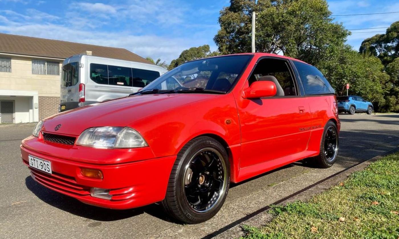 Red 1994 Suzuki Swift GTi hatch Sydney Australia for sale (7).jpg