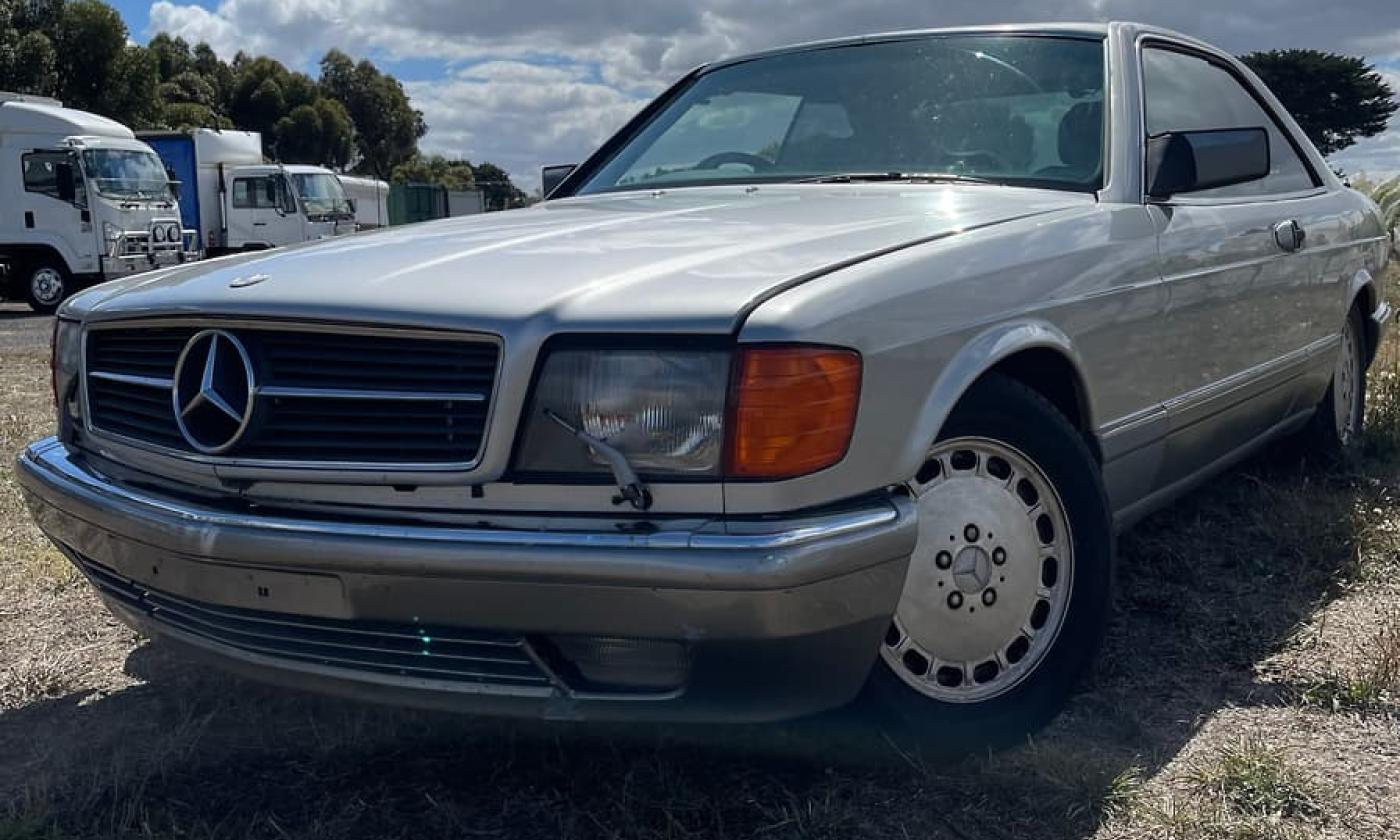 Silver 560SEC Mercedes 1986 Australia images exterior (1).jpg