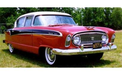 1956 Nash Ambassedor Custom for sale Black and red (6).jpg