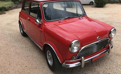 1970 Australian MK2 Morris Cooper S Classic Register Jet Red with white roof images (6).jpg