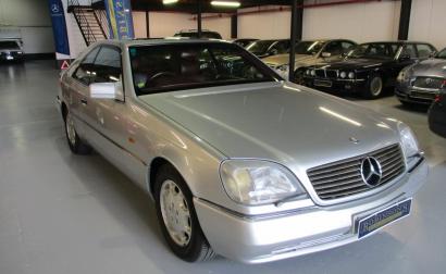 1994 S600 Mercedes coupe C140 silver (1).jpg