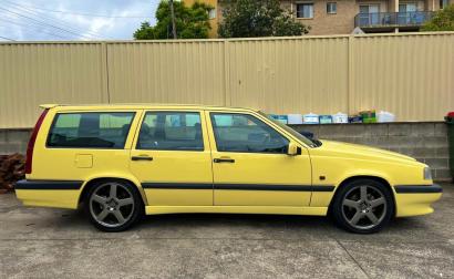 1995 Volvo T5-R wagon yellow turbo for sale Australia RHD (5).jpg