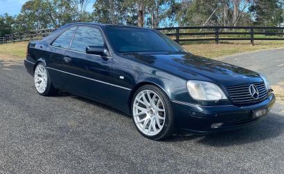 1997 Mercedes C140 coupe Australia British import midnight blue paint (1).jpg