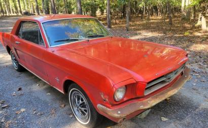 Original Rangoon Red Ford Mustang 1964 unrestored for sale exterior images (6).jpg