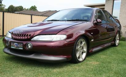 Sparkling Burgundy Metallic Ford Falcon EL GT number 212 of 250 1997 (1).jpg